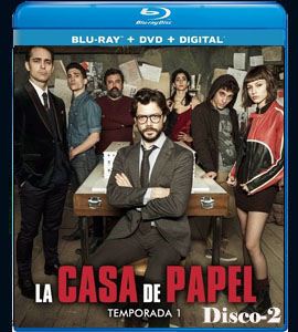 Blu-ray - La casa de papel (Serie de TV) Season 1 Disc-2